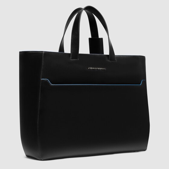 Piquadro Blue Square Sac de shopper Cuir véritable 40 cm