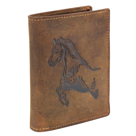 Greenburry Porte-monnaie Vintage Cheval Cuir 9,5 cm