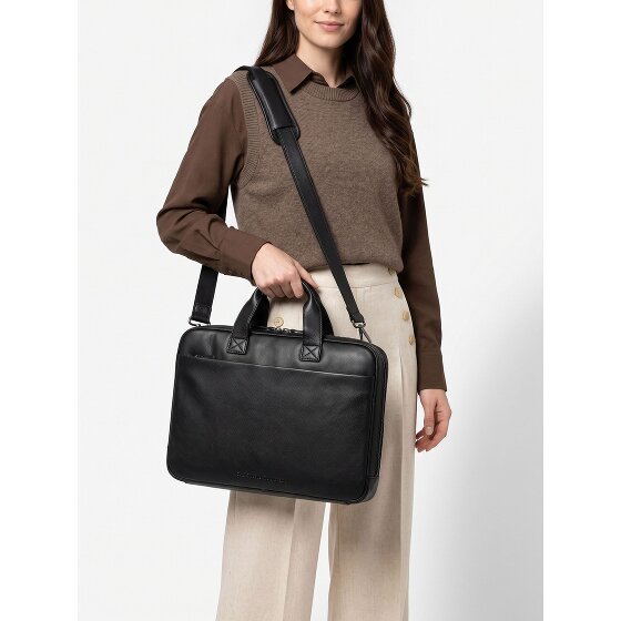 The Chesterfield Brand Venturo Attaché-case Cuir véritable 40 cm Compartiment ordinateur
