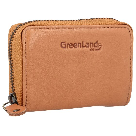 Greenland Nature Étui pour cartes de crédit Protection RFID Cuir véritable 10.5 cm
