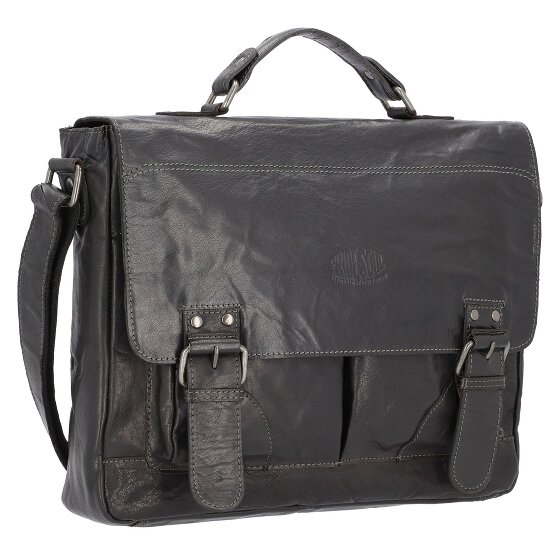 Pride and Soul Baggie Porte-documents en cuir 35 cm Compartiment pour ordinateur portable