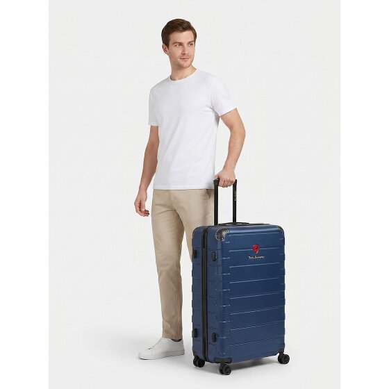 Tonino Lamborghini Milano Valise cabine 4 roulettes XL 83 cm taille spéciale avec soufflet d'extension