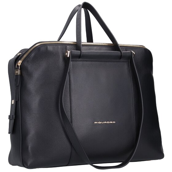 Piquadro Circle Sacoche en cuir pour ordinateur portable, 40 cm de capacité