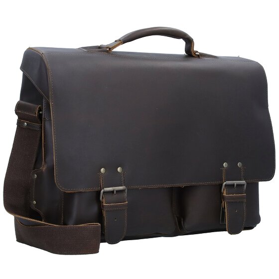aunts & uncles Hunter Jack Messenger en cuir 45 cm compartiment pour ordinateur portable