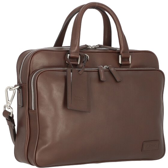 Picard Authentic Porte-documents en cuir 38 cm Compartiment pour ordinateur portable