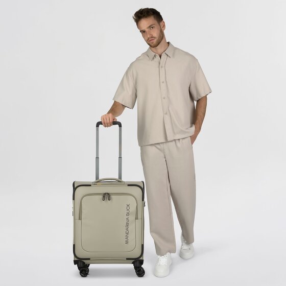 Mandarina Duck Eco Coated 4 roulettes Trolley de cabine S 55 cm