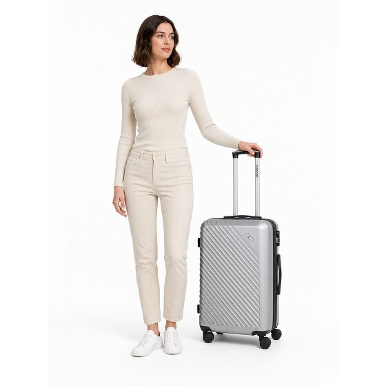 Check.In Paradise 2.0 4 roues Valise cabine M 68 cm avec soufflet d'extension