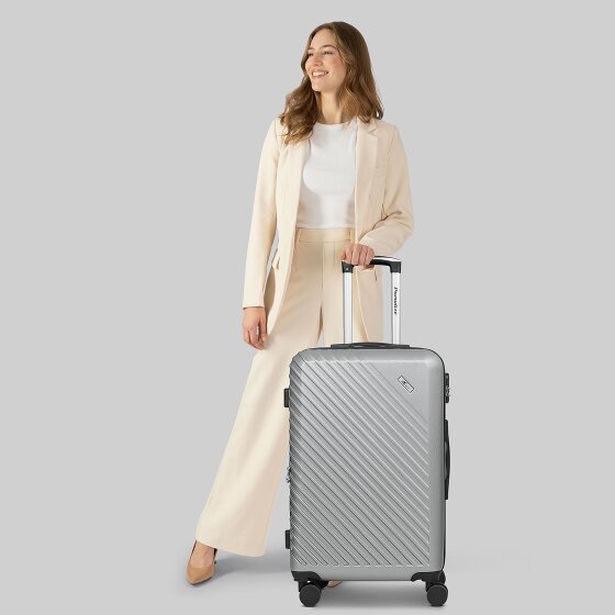 Check.In Paradise 2.0 4 roues Valise cabine M 68 cm avec soufflet d'extension