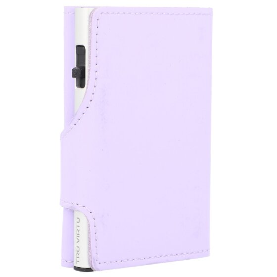 Tru Virtu Click & Slide Porte-cartes de crédit Porte-monnaie RFID en cuir 6,5 cm