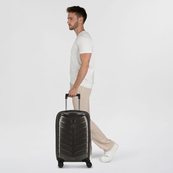 Samsonite Attrix 4 roulettes Trolley de cabine 55 cm avec soufflet d'extension