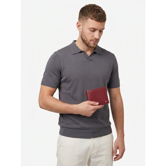 Golden Head Polo Porte-monnaie Protection RFID Cuir véritable 12 cm