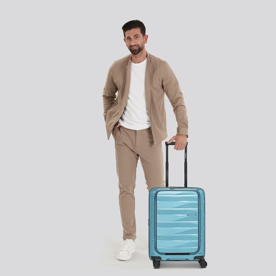 Bergpfeil Travel 4 roues Valise cabine 55 cm Compartiment ordinateur avec soufflet d'extension