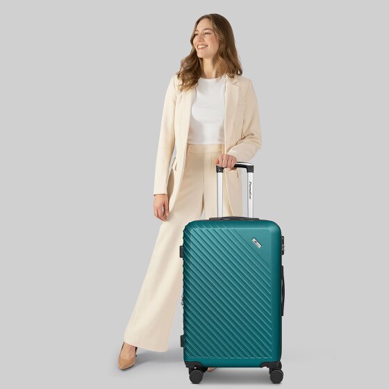 Check.In Paradise 2.0 4 roulettes Trolley M 68 cm avec soufflet d'extension