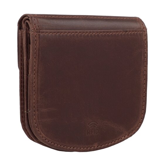 Mika Porte-monnaie RFID en cuir 10 cm