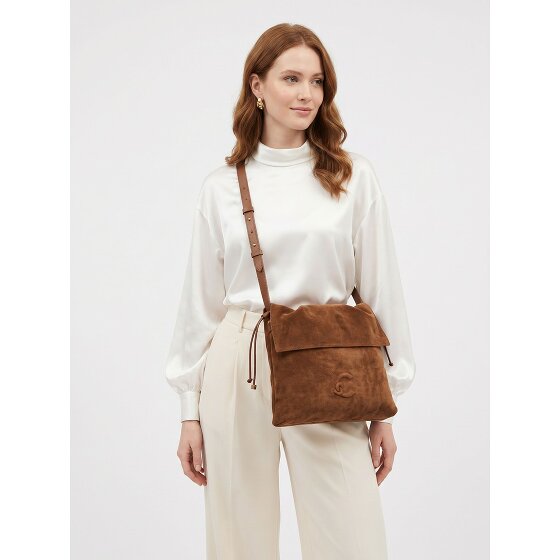 Coccinelle Lidia Sac à bandoulière Cuir véritable 34 cm