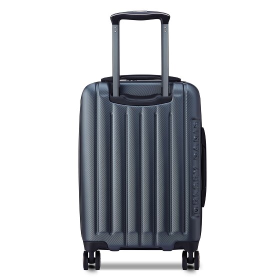Delsey Paris Longitude 4 roulettes Trolley de cabine 55 cm avec soufflet d'extension