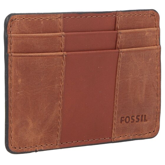 Fossil Etui en cuir pour cartes de crédit Everett 10 cm