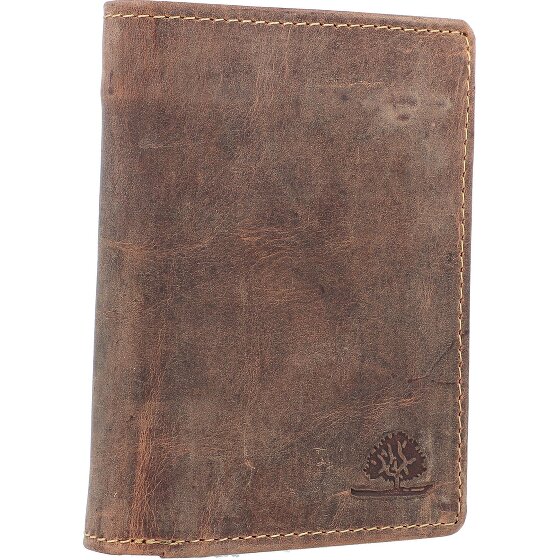 Greenburry Porte-monnaie Vintage RFID en cuir 10 cm