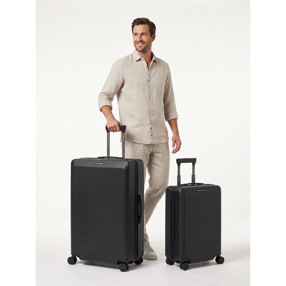 Porsche Design Set de valises Voyager 3.0 à 4 roues, tailles S et L, avec soufflet d'extension