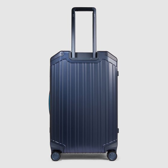 Piquadro Valise cabine PQ-Alub à 4 roues en Aluminium, 69 cm