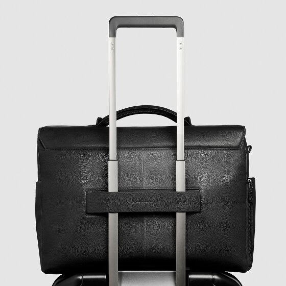 Piquadro Cronus Porte-documents Cuir 31 cm Compartiment pour ordinateur portable