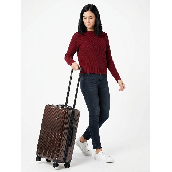 Pack Easy Flow 4 roues Valise cabine M 66 cm avec soufflet d'extension