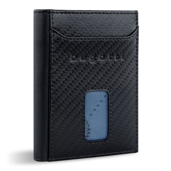 bugatti Secure Slim Porte-monnaie Protection RFID Cuir 8 cm