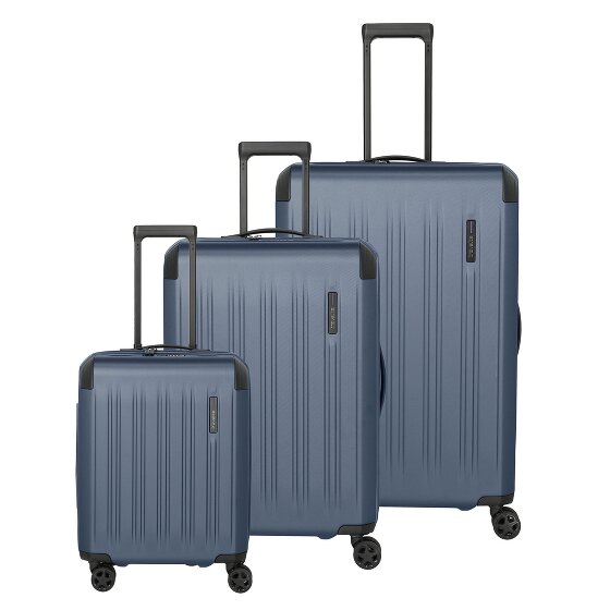 Travelite Dynamiic 4 roulettes Set de valises 3 pièces avec soufflet d'extension