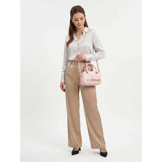 Love Moschino Nero Sac à main Cuir véritable 21 cm