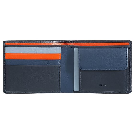 DuDu Azzorre Porte-monnaie Protection RFID Cuir véritable 11 cm