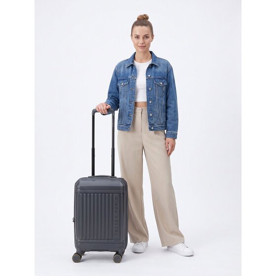 Delsey Paris Lutece 4 roues Valise cabine 55 cm '"avec soufflet d''extension"'