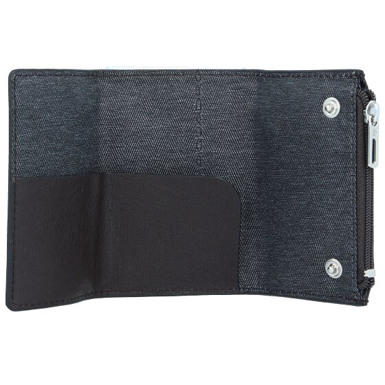 Piquadro Black Square Porte-cartes de crédit en cuir 6 cm