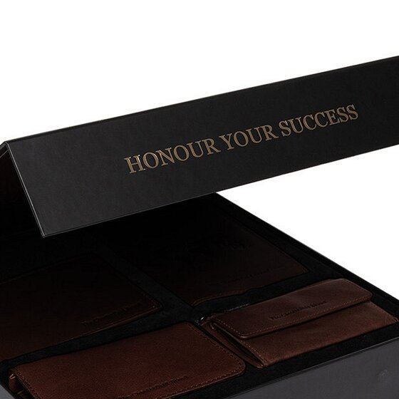 The Chesterfield Brand Porte-monnaie set cadeau 4 pièces cuir 12 cm