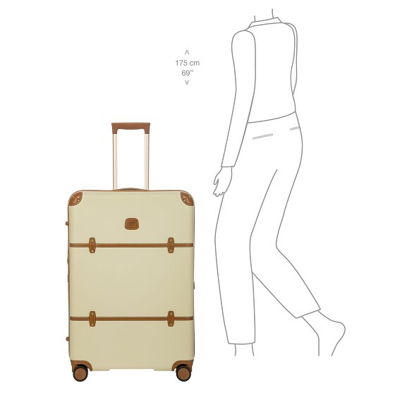 Bric's Bellagio 4 roulettes Trolley 76 cm avec soufflet d'extension