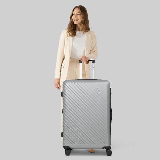 Check.In Paradise 2.0 4 roulettes Trolley L 78 cm avec soufflet d'extension