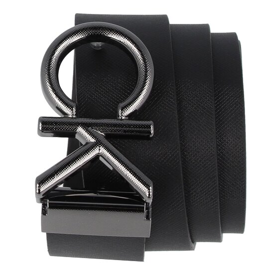 Calvin Klein CK Metal Ceinture Cuir véritable