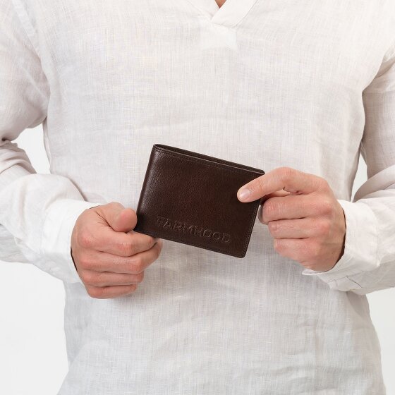 Farmhood Memphis Porte-monnaie Protection RFID Cuir 12.5 cm