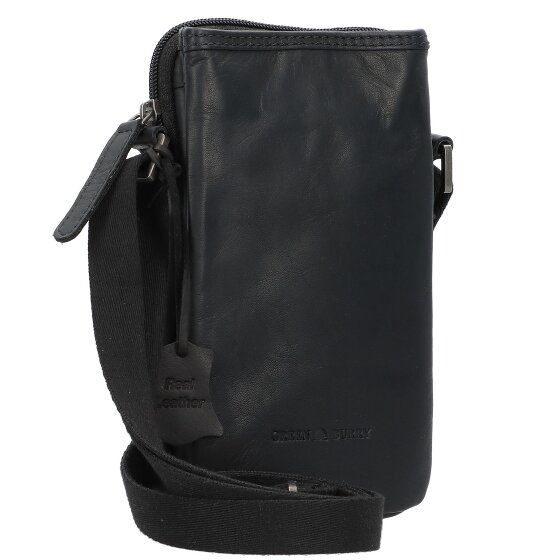 Greenburry Pure Black Pochette pour téléphone portable Cuir 11 cm