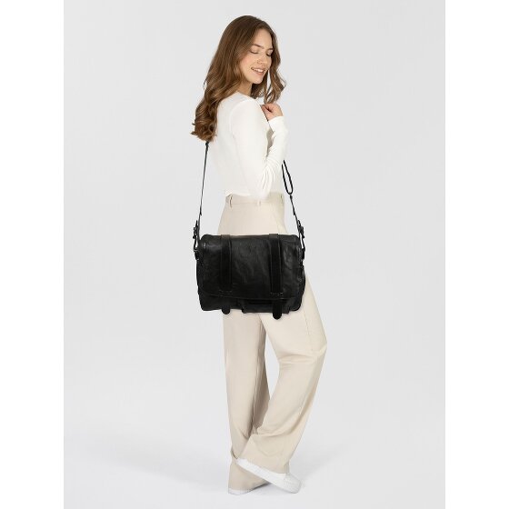 aunts & uncles Grandma's Luxury Club Porte-documents Messenger Cuir véritable 34 cm Compartiment ordinateur