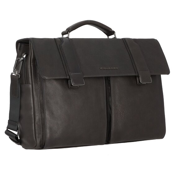 Piquadro Kobe Attaché-case Cuir véritable 42 cm Compartiment ordinateur