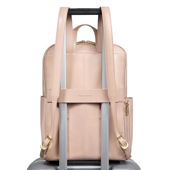 Piquadro Blue Square Daypack Protection RFID Cuir 37 cm Compartiment pour ordinateur portable