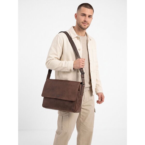Joop! Teramo Besace Cuir véritable 37 cm Compartiment ordinateur