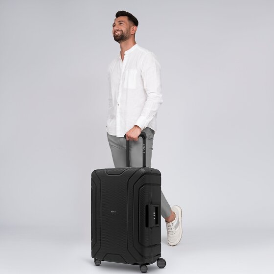 Redolz Essentials 15 trolley à 4 roulettes 65 cm avec fermeture à trois points