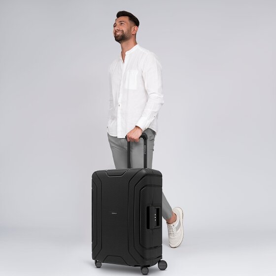 Redolz Essentials 15 trolley à 4 roulettes 65 cm avec fermeture à trois points