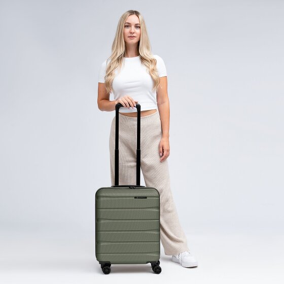 Franky Munich 4.0 4 roulettes Trolley de cabine S 53 cm avec soufflet d'extension