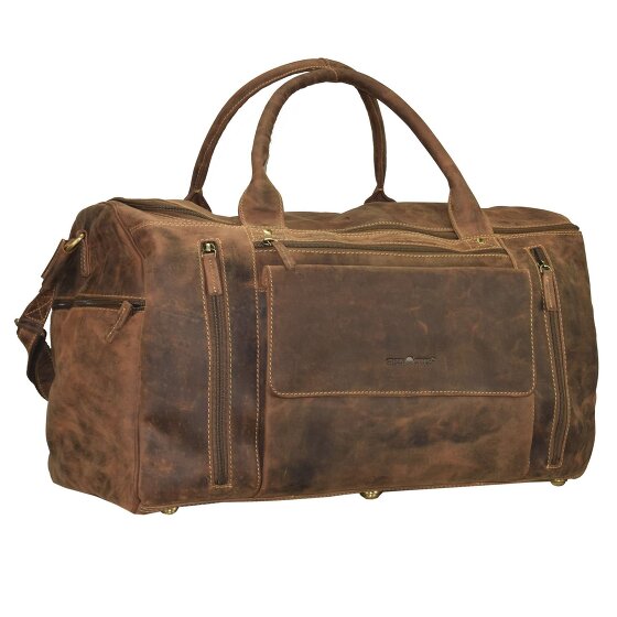 Greenburry Sac de voyage vintage en cuir 54 cm