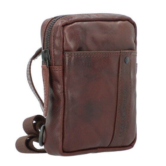 Spikes & Sparrow Sac à bandoulière Bronco en cuir 13 cm
