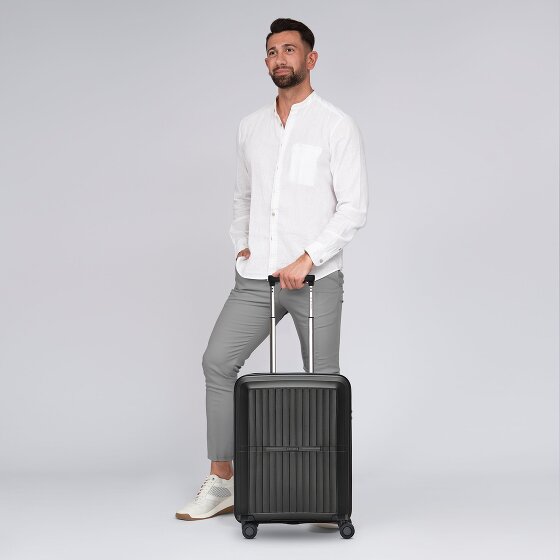 Pactastic Collection 01 4 roulettes Trolley de cabine S 55 cm avec soufflet d'extension