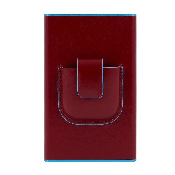 Piquadro Black Square Étui pour cartes de crédit Protection RFID Cuir 6 cm