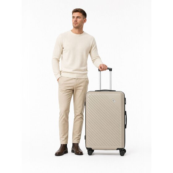 Check.In Paradise 2.0 4 roues Valise cabine L 78 cm avec soufflet d'extension